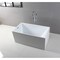 Aqua Eden Freestanding Bathtubs, 51.19 L, 27.56 W, White, Acrylic VTSQ512823 - alternate 5